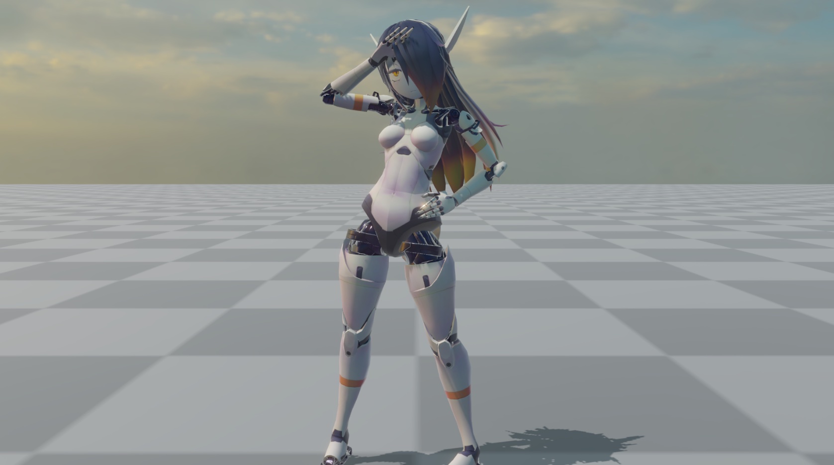 Same model using stanadard PBR material