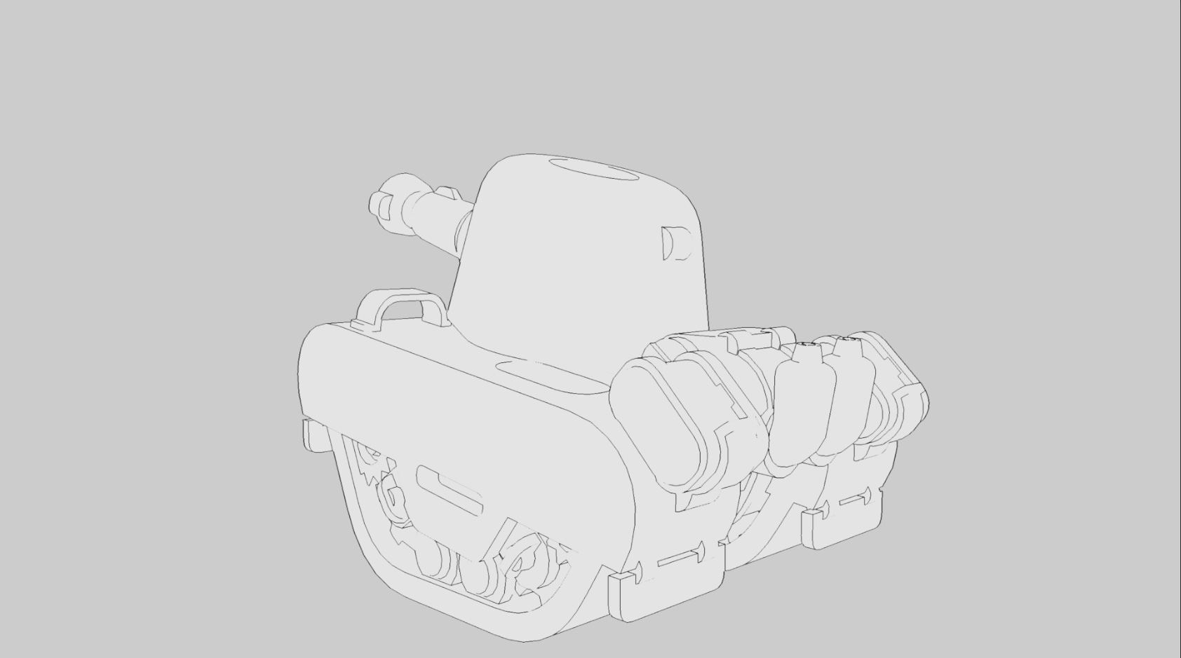 screen space outline debug view