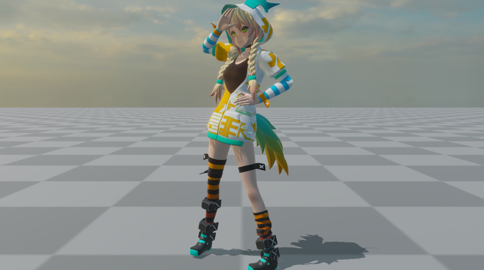 Same model using stanadard PBR material